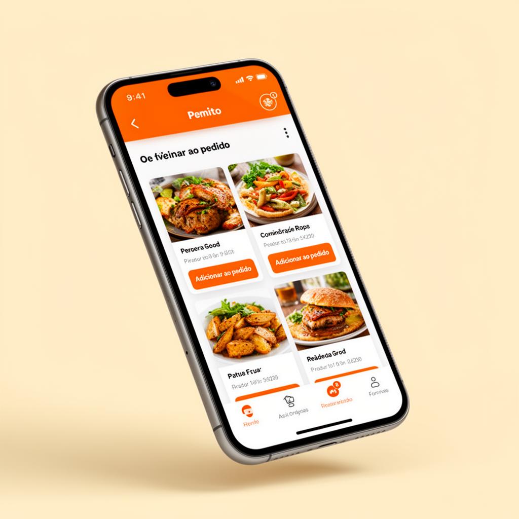 App Tá na Mesa Online no celular